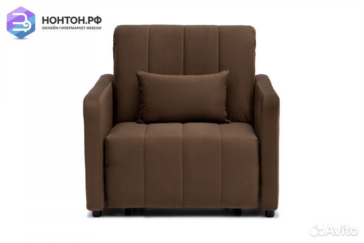 Кресло аккордеон Борго коричневое