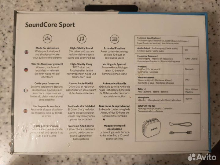 Anker soundcore sport колонка