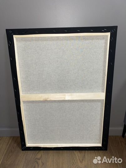 Черный холст 60*80