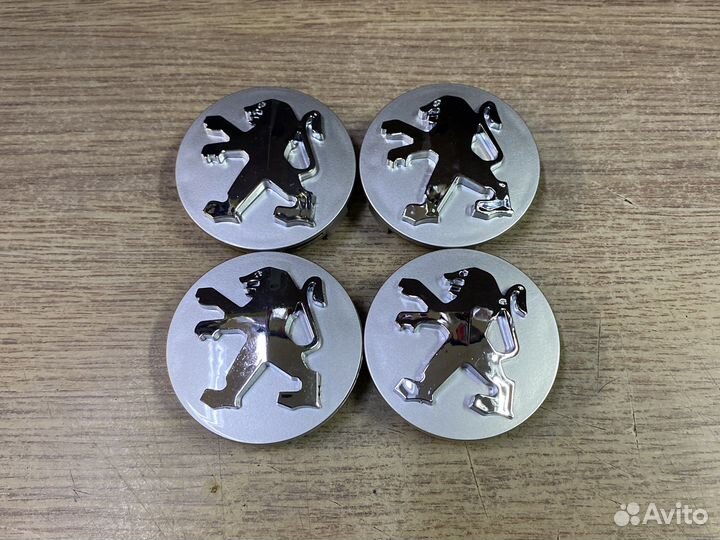 Колпаки на литье Peugeot 60 мм