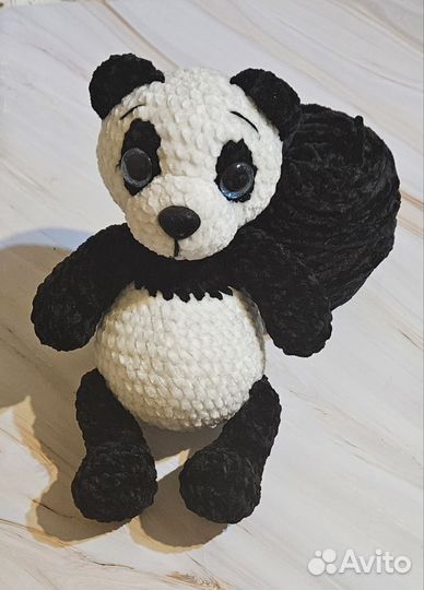 Вязаная панда