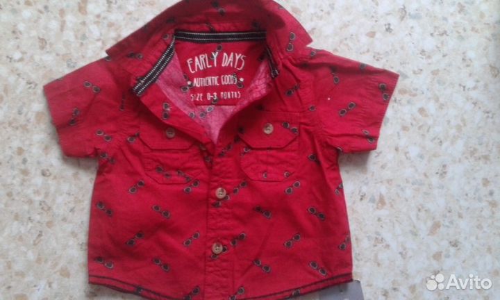 Рубашка Early Days.Новая