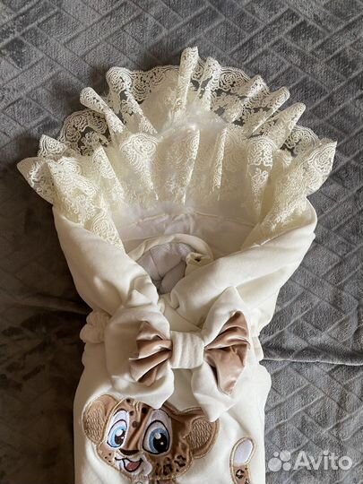 Конверт на выписку для девочки весна осень