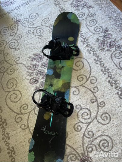 Сноуборд комплект burton genie 150 + крепы