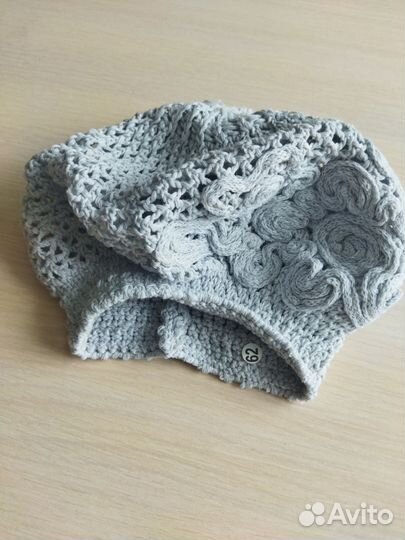Берет женский вязанный крючком
