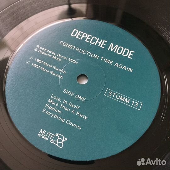 LP Depeche Mode - Construction Time Again, Rare HK