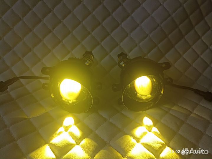 Противотуманные фары тойота/лексус 4в1 линзы
