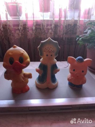 Резиновые игрушки СССР