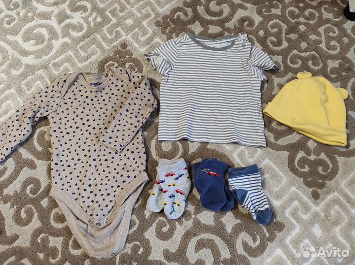 Одежда пакетом для мальчика 68