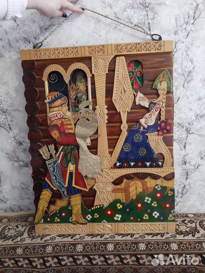 Деревянное панно СССР