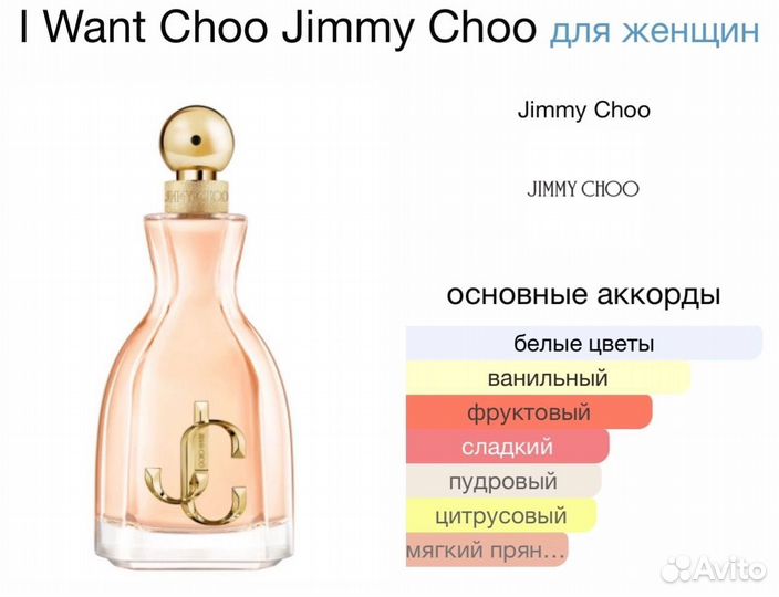 Духи Jimmy Choo I Want Choo