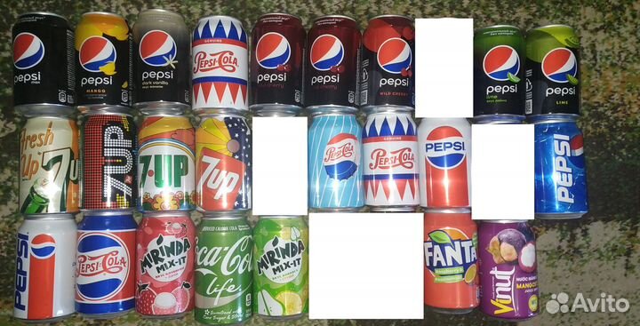 Банки из под газировки и пива