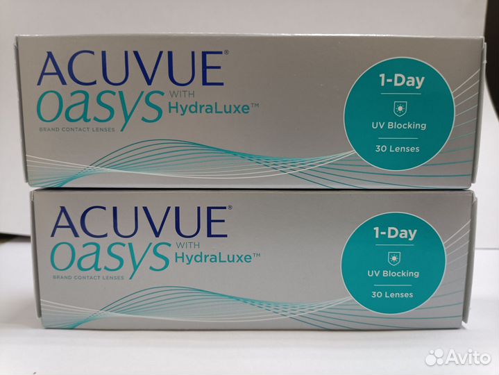 Acuvue Oasys Hydraluxe 1-Day однодневные R8,5