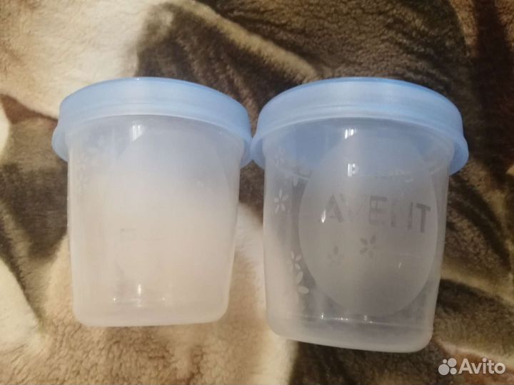 Молокоотсос avent ручной со стерилизатором