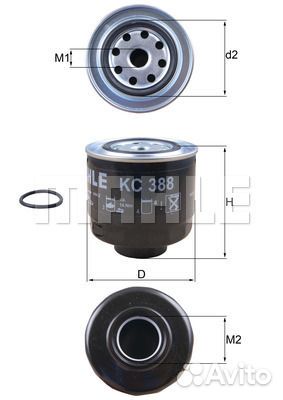 Фильтр топливный mitsubishi L200 2.5DI-D 05