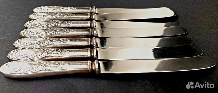 Ножи Кольчугино раннее производство,мельхиор