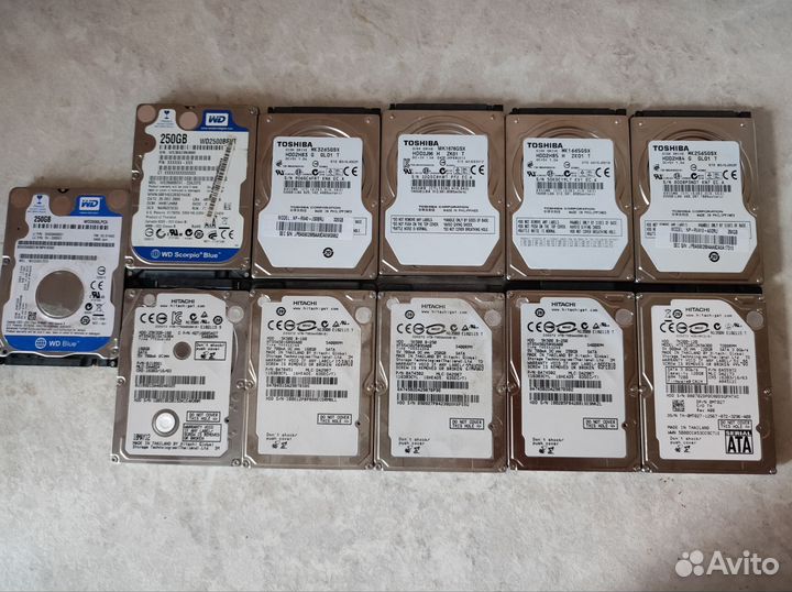 Жёсткие диски 2.5 HDD 120-320GB