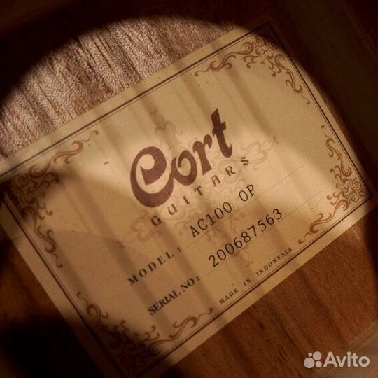 Классическая гитара Cort AC100 4/4 Open Pore