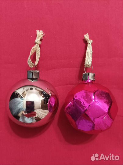 Елочные игрушки СССР прожектор, гранёный