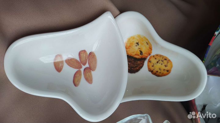 Набор столовой посуды, подарочный. Блюдца, рюмки