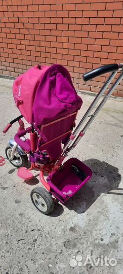 Детский трехколесный велосипед коляска