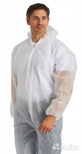 Комбинезон пылезащитный одноразовый белый