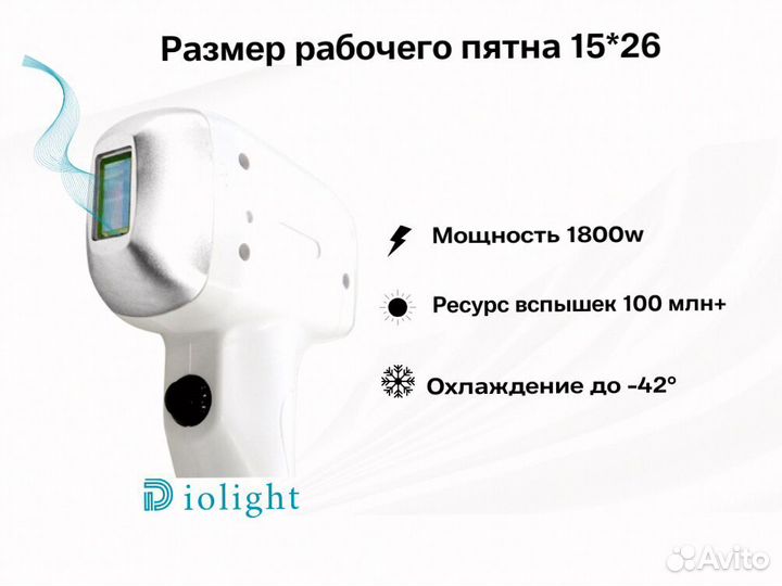 Диодный лазер для эпиляции diolight UltraOne 2209