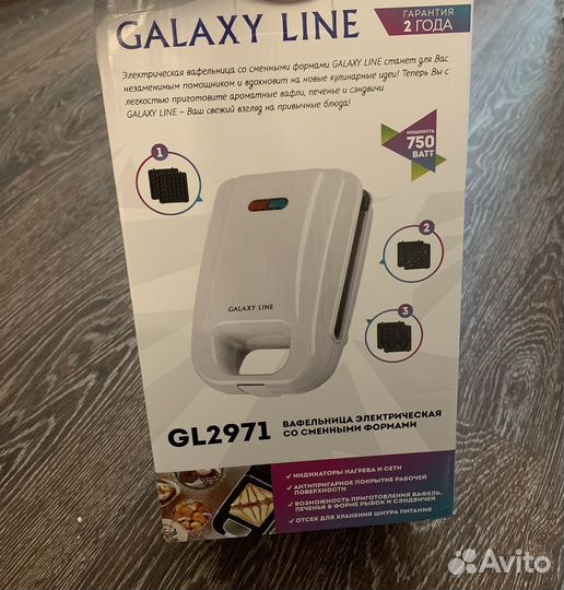 Вафельница galaxy line g2971