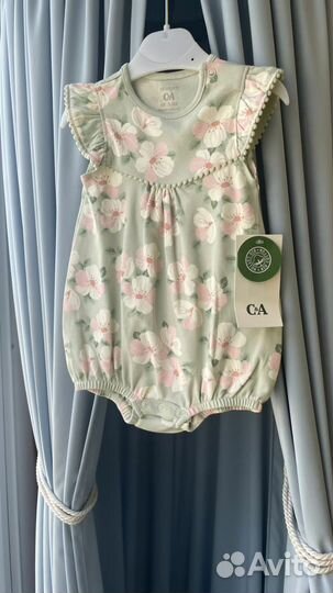 Милый бодик для девочки C&A 68