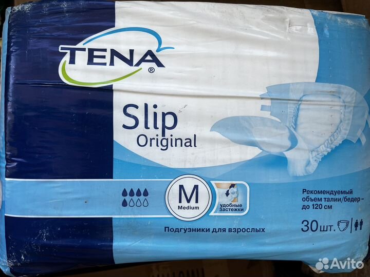 Подгузники -трусики для взрослых tena M 30шт