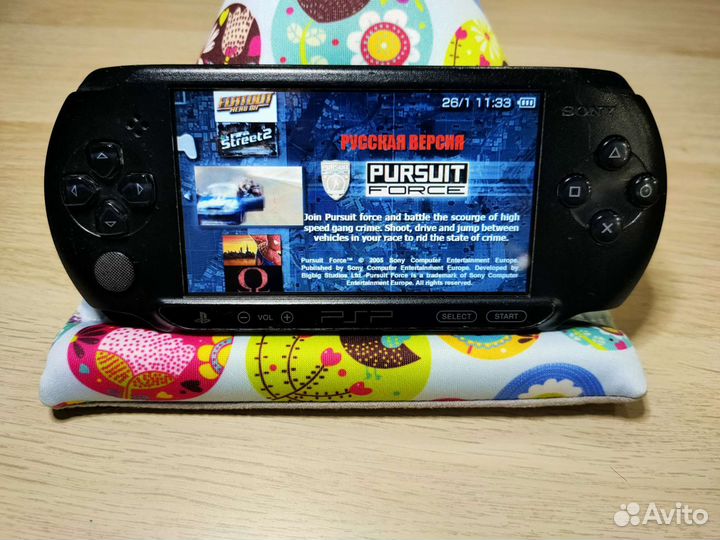 Sony PSP E1008 Black 16GB