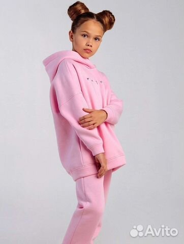 Новый. Костюм оверсайз на флисе теплый