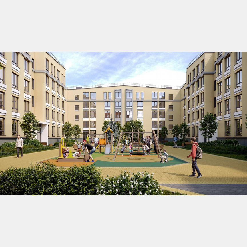 1-к. квартира, 35,3 м², 1/5 эт.