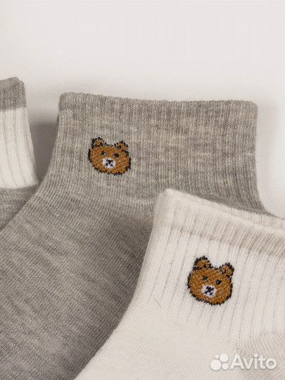 Носки женские короткие, 5 пар