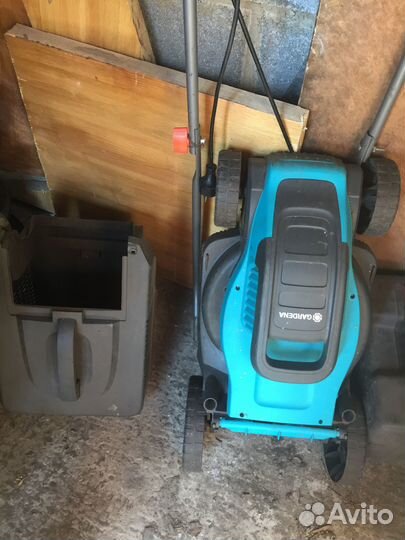 Газонокосилка электрическая gardena под ремонт