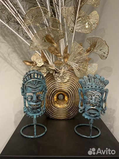 Подсвечник 2 шт металлический 25 см Марокко