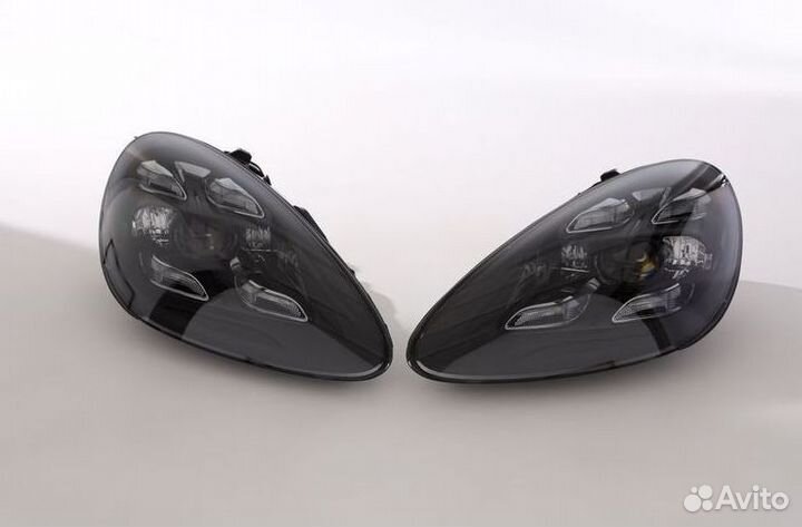 Фары на Порш Кайен