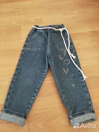 Джинсы для девочки 104