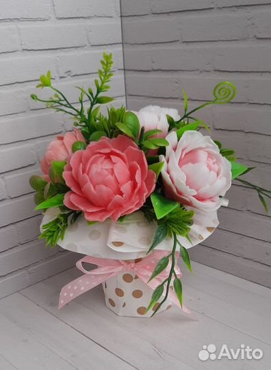 Букеты мыльные ко дню матери