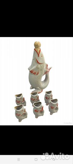 Рыба фарфоровый набор