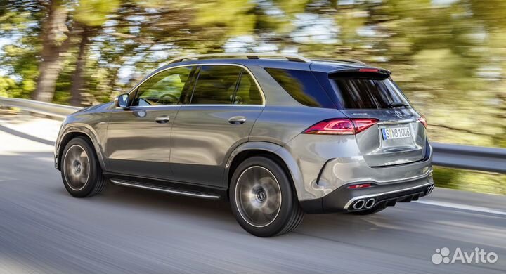 Диффузор заднего бампера W167 GLE53 AMG