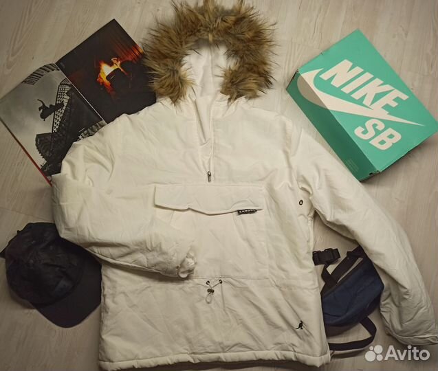 Зимний анорак Kangol на флисе