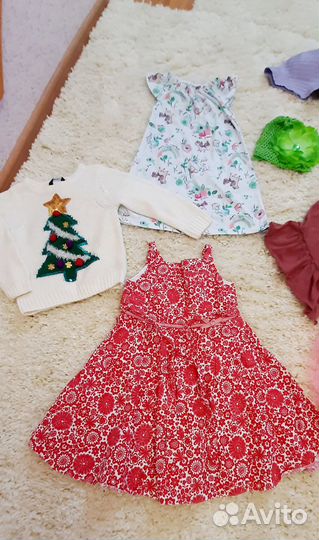 Пакеты фирменной одежды для девочки 86-92, 92-98см