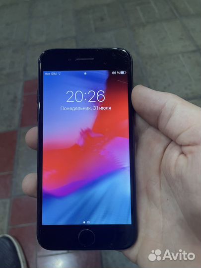 Телефон iPhone 7 128gb caviar atlante