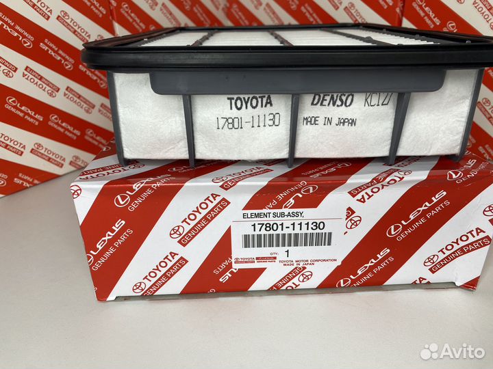 Воздушный фильтр toyota LC prado 2.8D