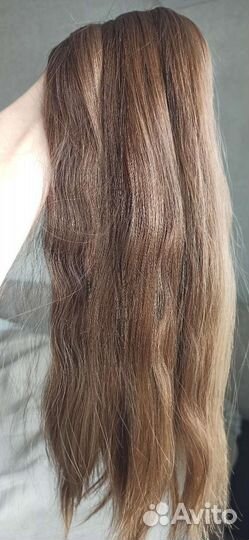 Волосы натуральные срез