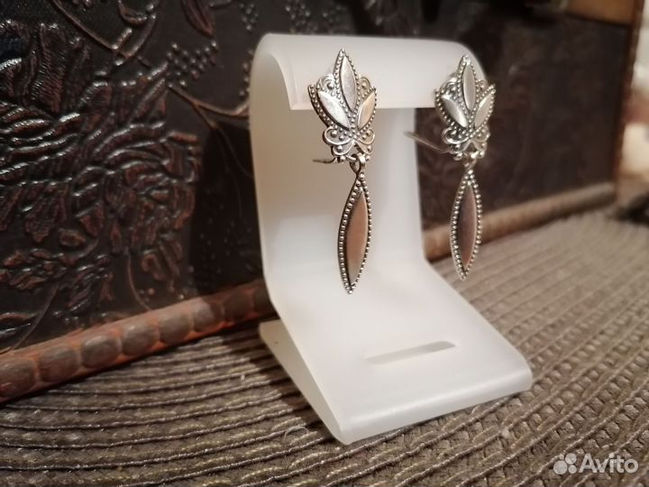 Кольцо, серьги