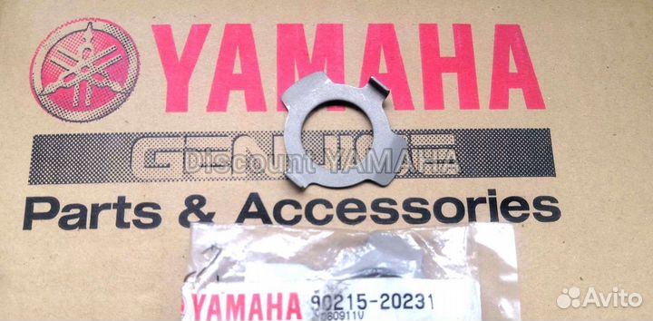 Оригинальная гайка шайба контровочная Yamaha
