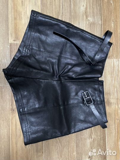 Кожаная юбка