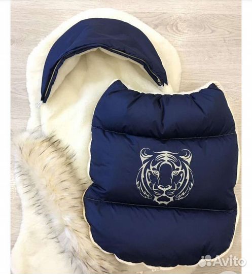 Конверт на выписку зимний для мальчика